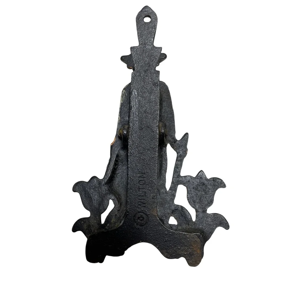 Vintage Amish Farmer Wall Plaque Letter Holder‎ Cast Iron WIlton Products